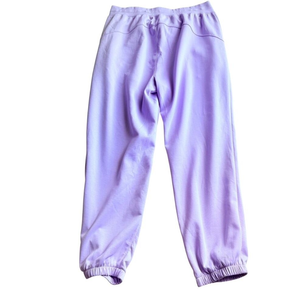 Scarlett Purple Track Pants with Elastic Cuffs and Drawstring Waistband - Picture 2 of 6